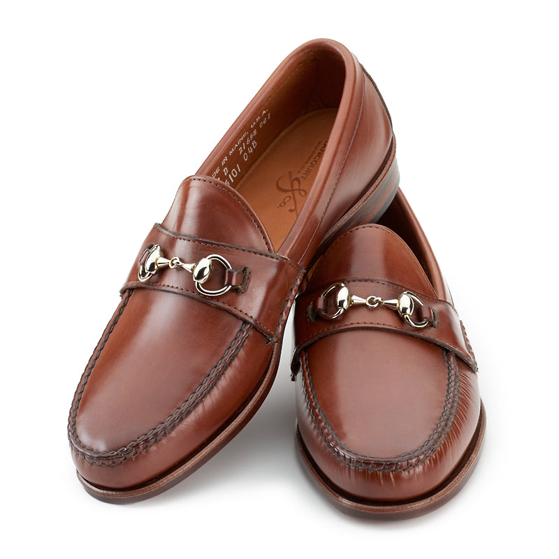 horsebit leather loafer