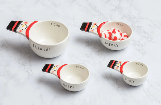 Santa Measuring Cups and Spoons Set