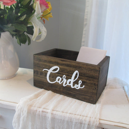 Personalized Wooden Cards Trunk with Slot and Lock - Wedding Decor by  Perryhill Rustics – PerryhillRustics