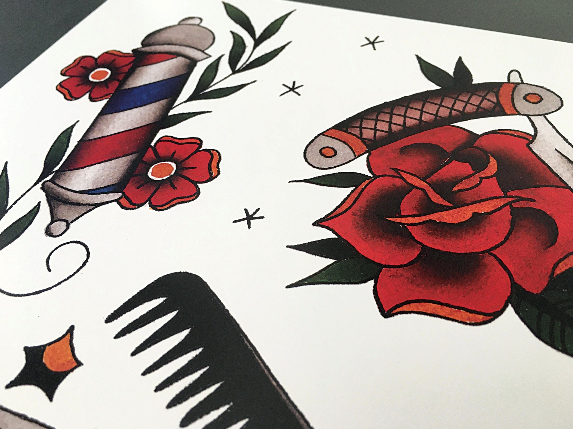 Barber Shop Illustrations by Eric Lee on Dribbble