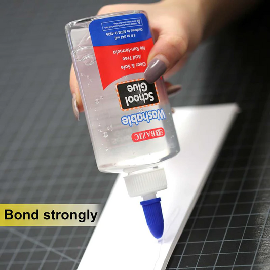 Bazic 5 fl oz (147 ml) Washable Clear Color School Glue
