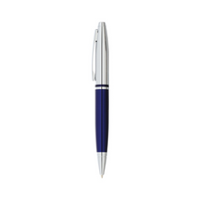 Load image into Gallery viewer, Cross® Calais Chrome Blue Ballpoint Pen
