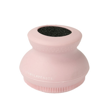 Load image into Gallery viewer, Lemon Lavender Silicone Body Scrubber
