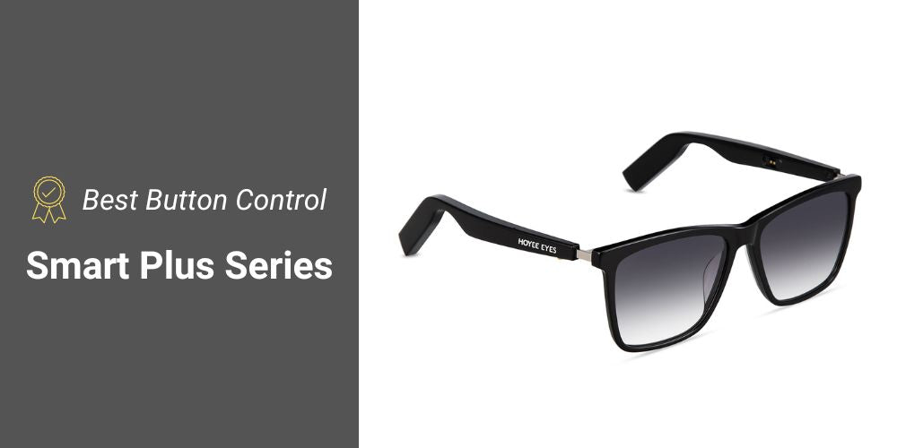 best button control smart glasses - smart plus