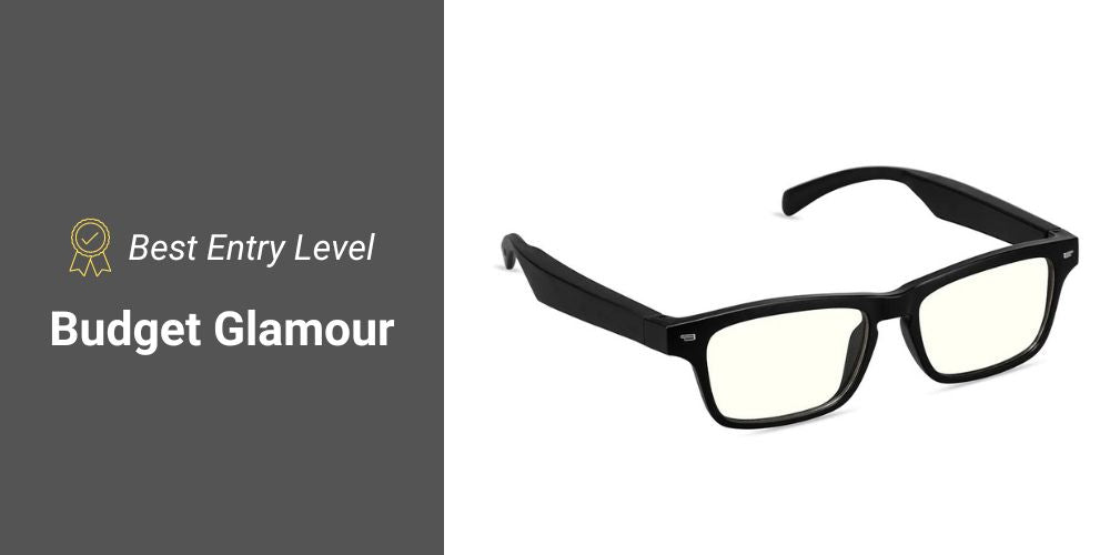best entry level bluetooth audio glasses - budget glamour