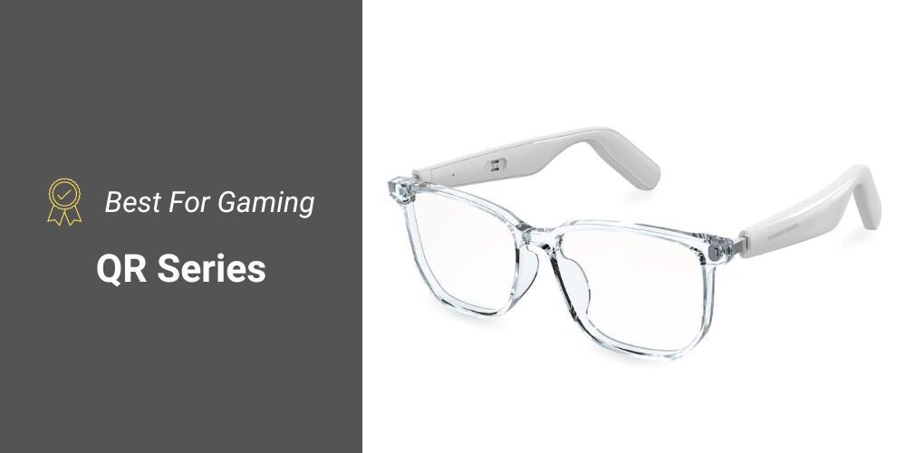 best gaming bluetooth audio glasses with modular design - QR series