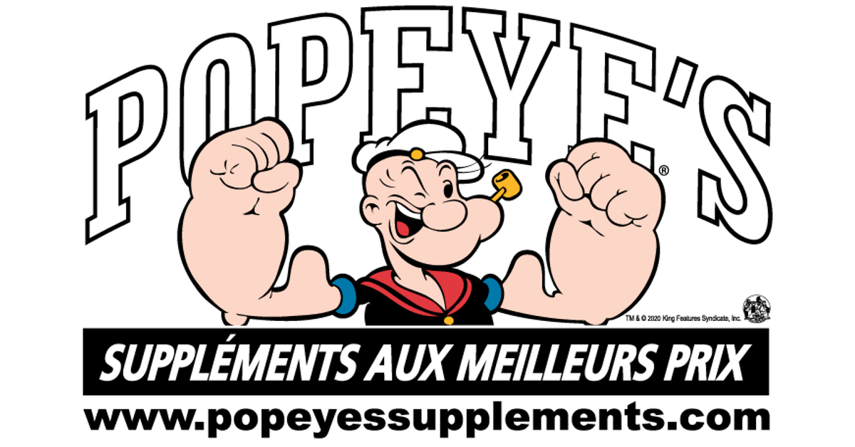 Popeye's Supplements Canada ~ Shop Online Now! - DripFit Workout