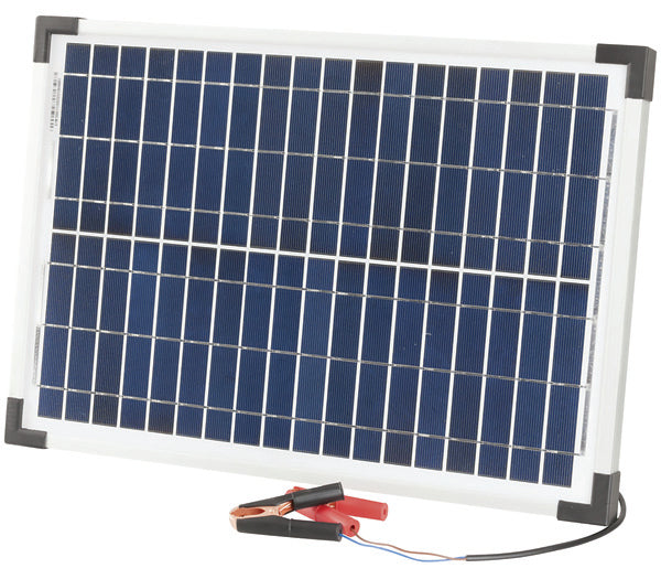 12V 20W Solar Panel with Clips