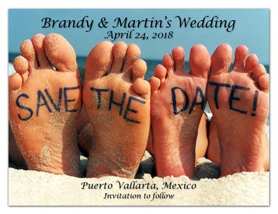 Wedding Save The Date Beach Magnets Magnetqueen
