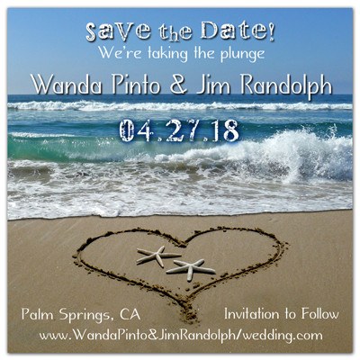 Save The Date Wedding Magnets Starfish In A Heart Magnetqueen