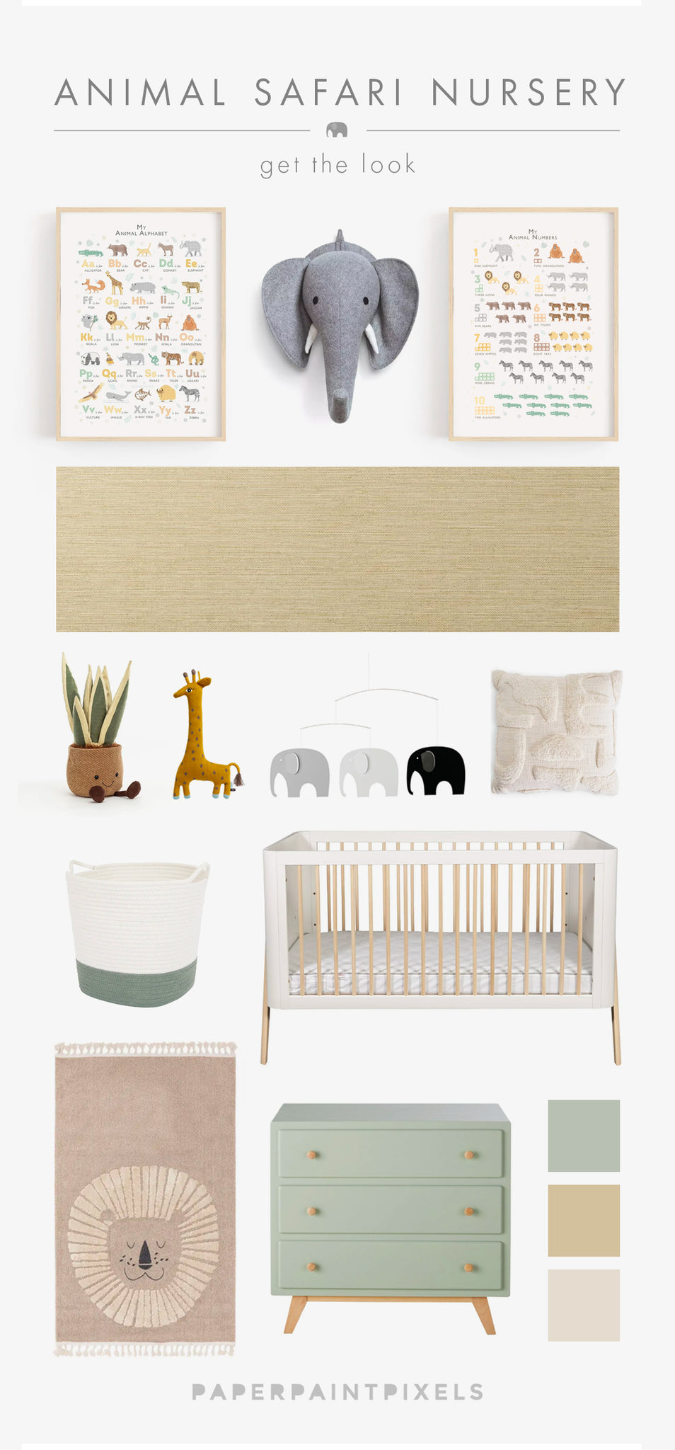 Safari Nursery Decor