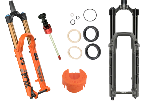 mountain bike fork parts