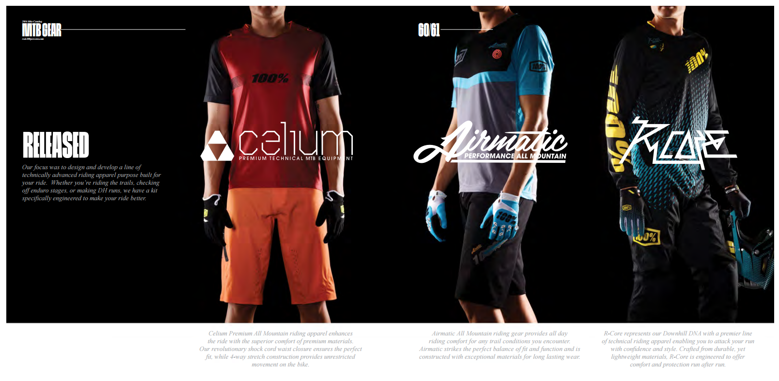 100% Mountain Bike Apparel