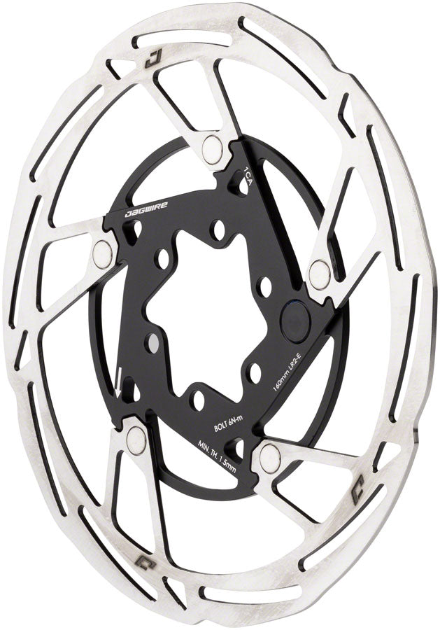 jagwire-pro-lr2-e-ebike-disc-brake-rotor-with-magnet-160mm-6-bolt-silver-black