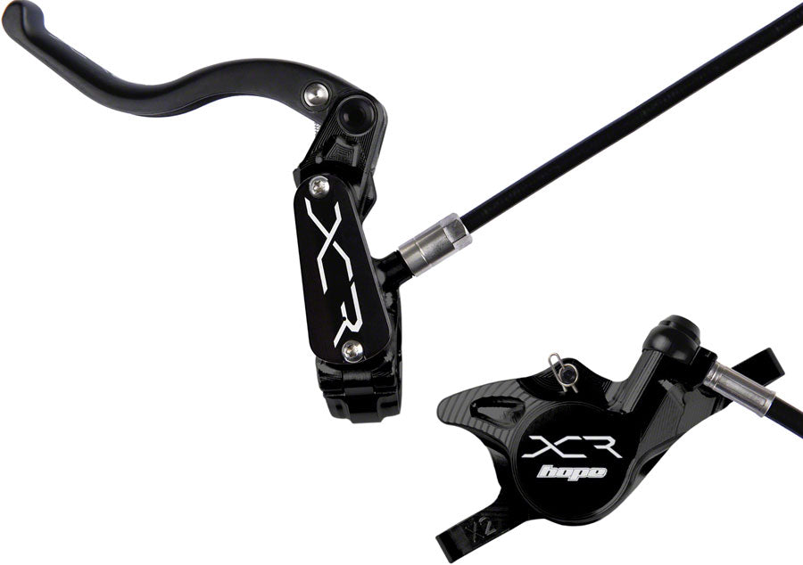 hope-xcr-pro-x2-disc-brake-and-lever-set-front-lh-hydraulic-post-mount-black