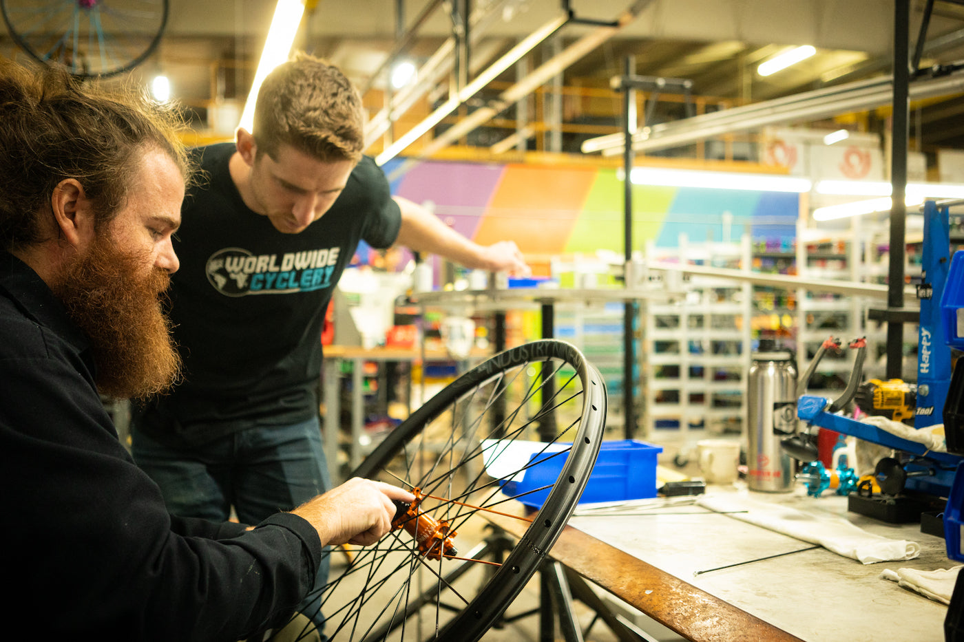 Building Wheels at Industry Nine - Worldwide Cyclery