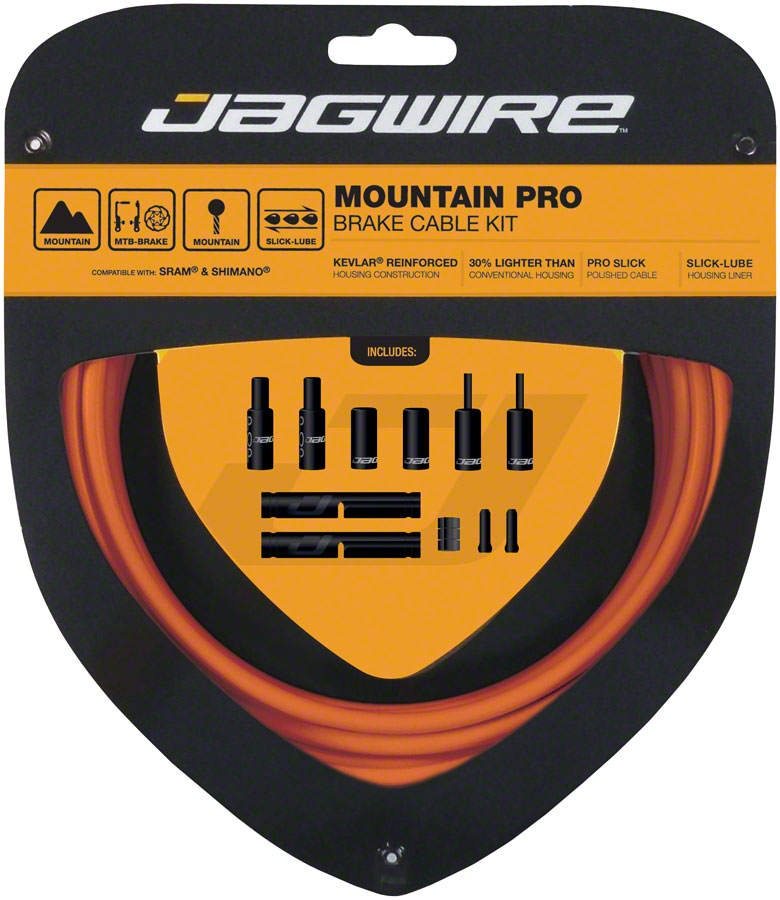 jagwire-pro-brake-cable-kit-mountain-sram-shimano-orange