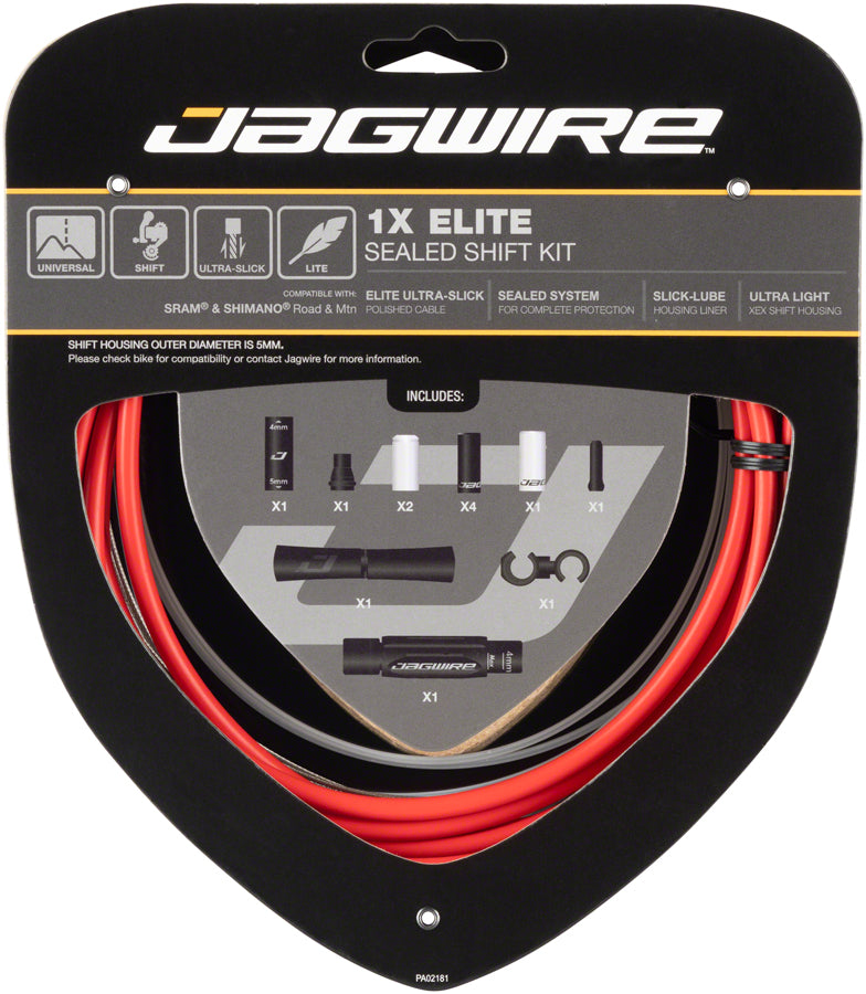 jagwire-1x-elite-sealed-shift-cable-kit-sram-shimano-with-polished-ultra-slick-cable-red