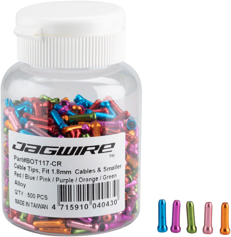 jagwire-1-8mm-cable-end-crimps-combo-bottle-500-red-blue-pink-purple-orange-green