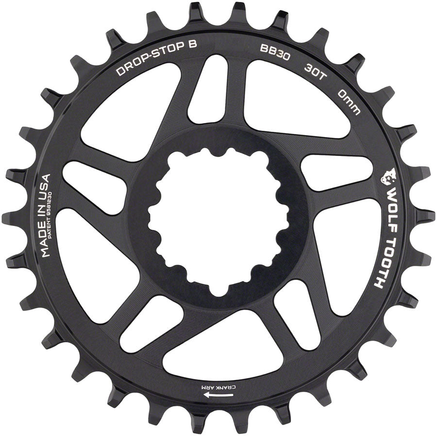 wolf-tooth-direct-mount-chainring-30t-sram-direct-mount-drop-stop-b-for-bb30-short-spindle-cranksets-0mm-offset