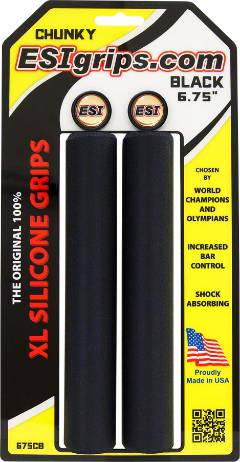 esi-xl-6-75-chunky-grips-black