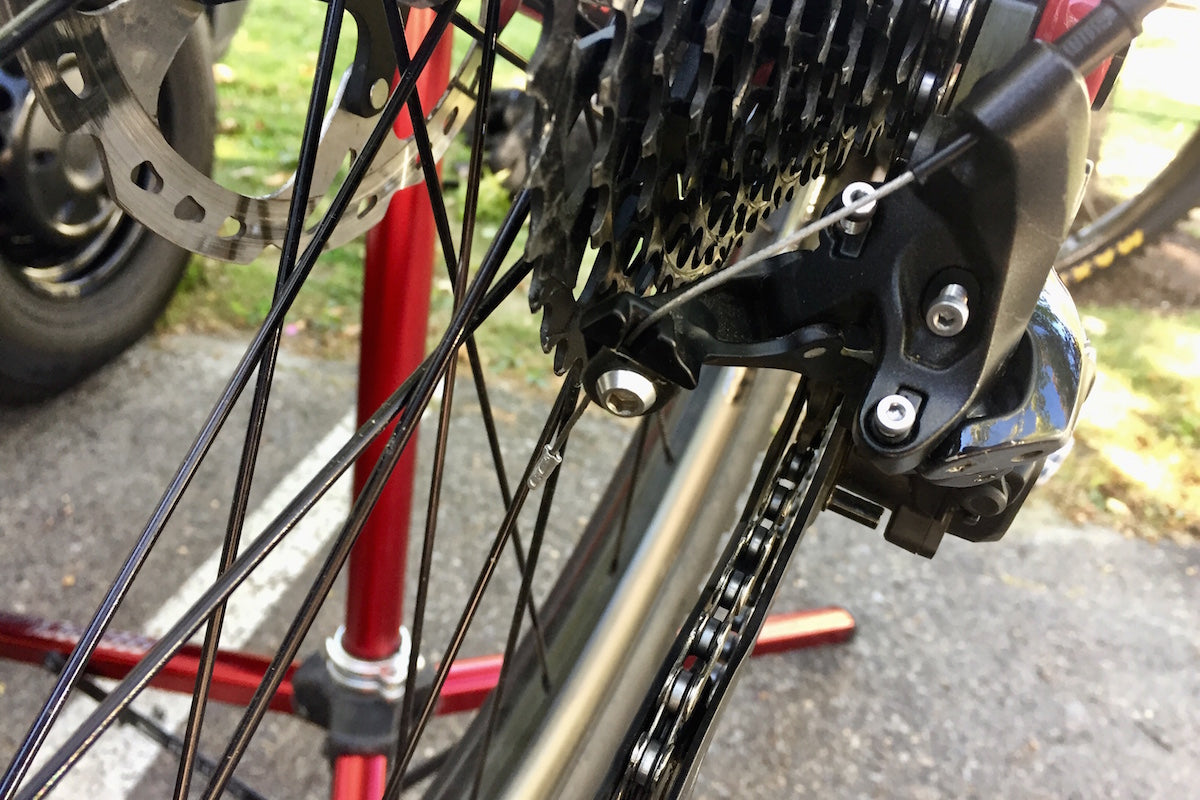 installing rear derailleur