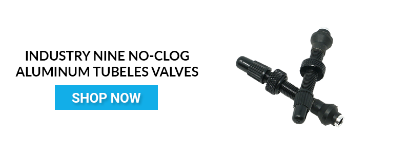 Industry Nine No-Clog Aluminum Tubeless Valve Stems