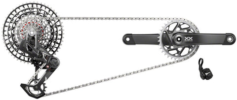 SRAM XX SL T-Type Eagle Transmission Groupset - 170mm Crank, 34t Chainring, AXS POD Controller, 10-52t Cassette, Rear