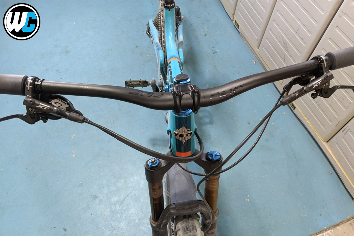 OneUp Components Carbon Handlebar Rider Review 2