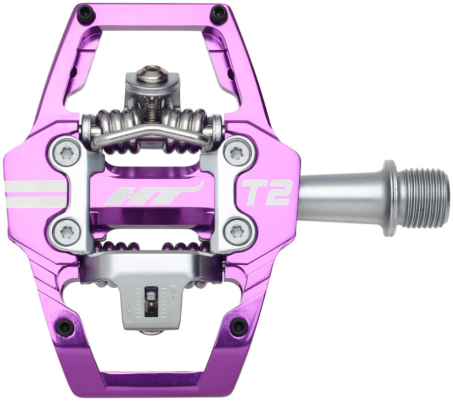 ht-components-t2-pedals-dual-sided-clipless-with-platform-aluminum-9-16-purple