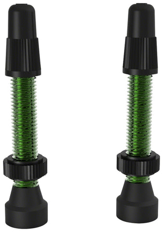 WTB Aluminum TCS Tubeless Valves: 46mm, Green, Pair MPN: W095-0050 UPC: 714401950504 Tubeless Valves TCS Tubeless Valves