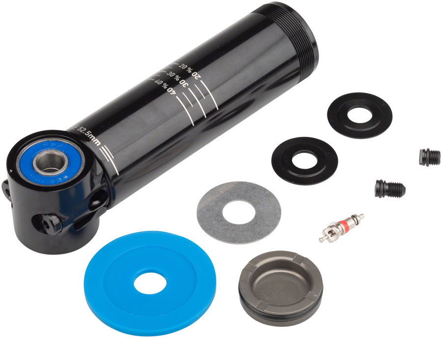 rockshox-deluxe-super-deluxe-bearing-eyelet-damper-body-ifp-52-5mm-stroke-55mm-plus-2-5mm-travel-spacer-fast-black