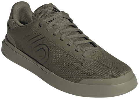 Five Ten Sleuth Deluxe Canvas Flat Shoes - Men's, Focus Olive/Core Black/Orbit Green, 9.5 MPN: HQ2114-9- UPC: 195748027683 Flat Shoe Sleuth DLX Canvas Flat Shoes - Men's, Focus Olive/Core Black/Orbit Green