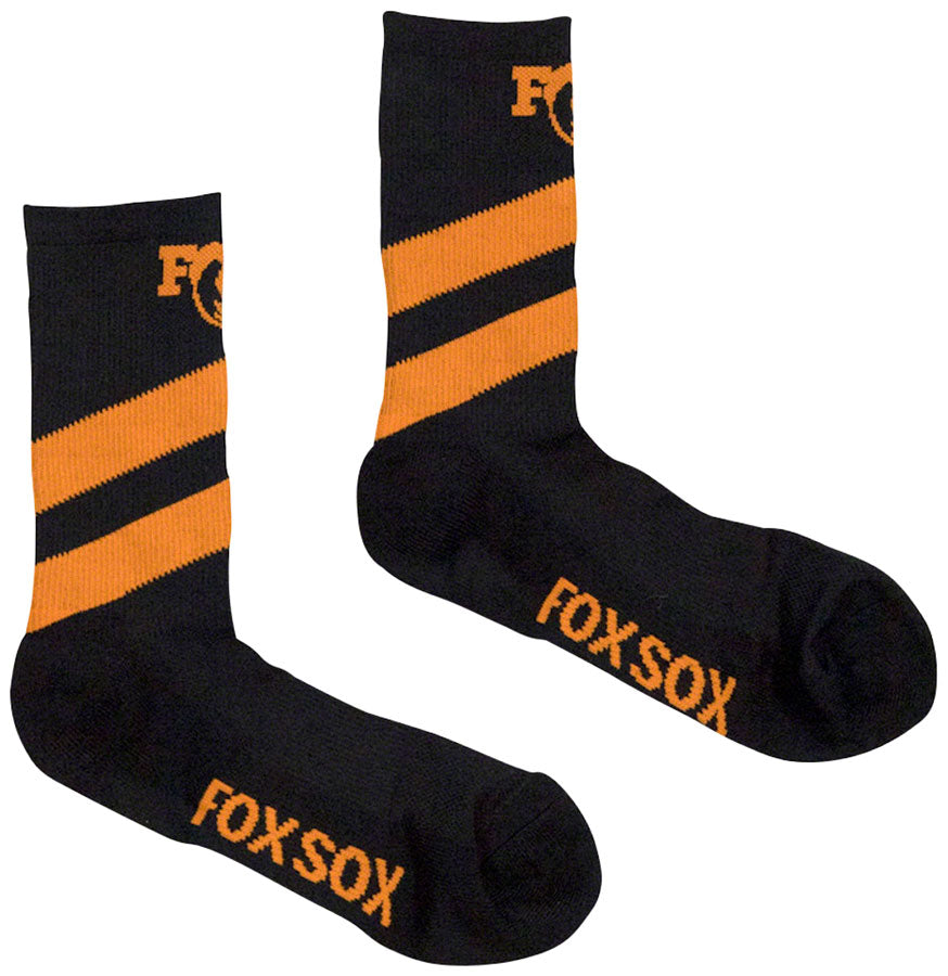 fox-high-tail-socks-black-small-medium