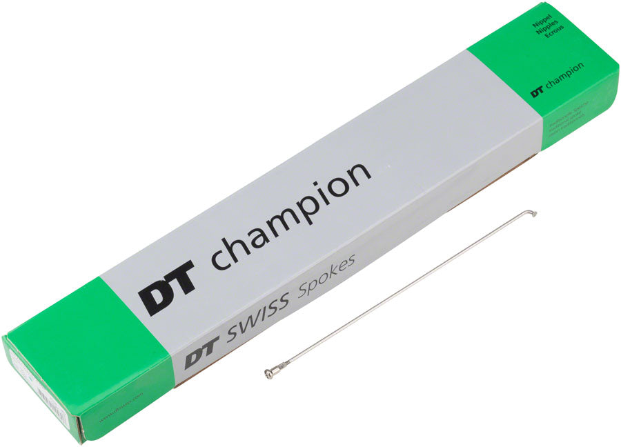 dt-swiss-champion-2-0-256mm-silver-spokes-box-of-100