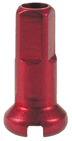DT Swiss Standard Spoke Nipples - Aluminum, 2.0 x 12mm, Red, Box of 100 MPN: N0AA20120R0100 Spoke Nipple Standard Nipples Alloy 12mm