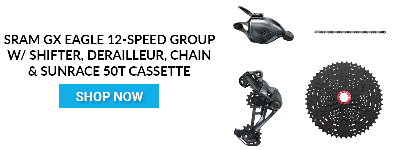 SRAM GX Eagle 12-Speed Group with Shifter, Derailleur, Chain & SunRace 50t Cassette Rider Review Rider Review