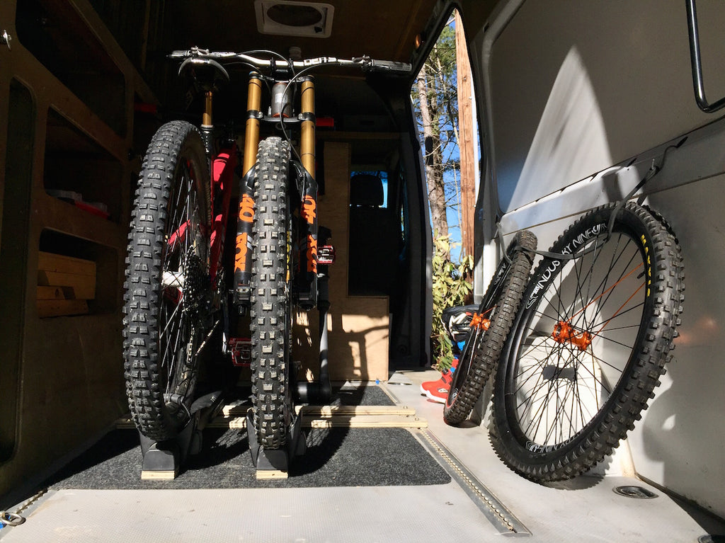 ford transit mountain bike conversion