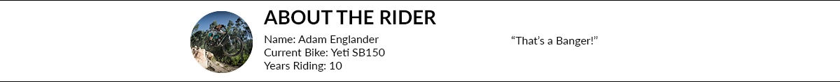 About the Rider - Adam Englander