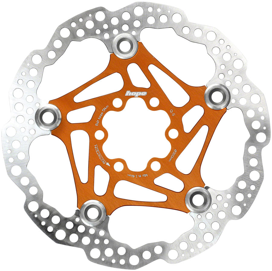 hope-floating-disc-rotor-180mm-orange