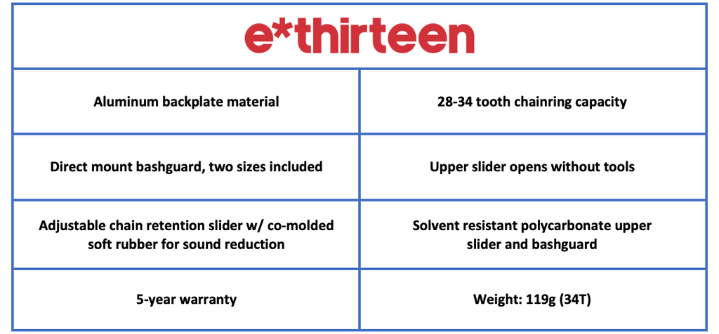 e*Thirteen TRS+ Chain Guide - Worldwide Cyclery