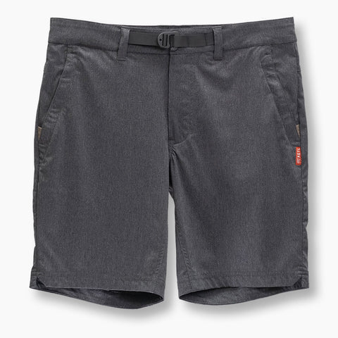 Men's Full Elastic Waist Twill Walking Shorts - No Zip, Button or Loops