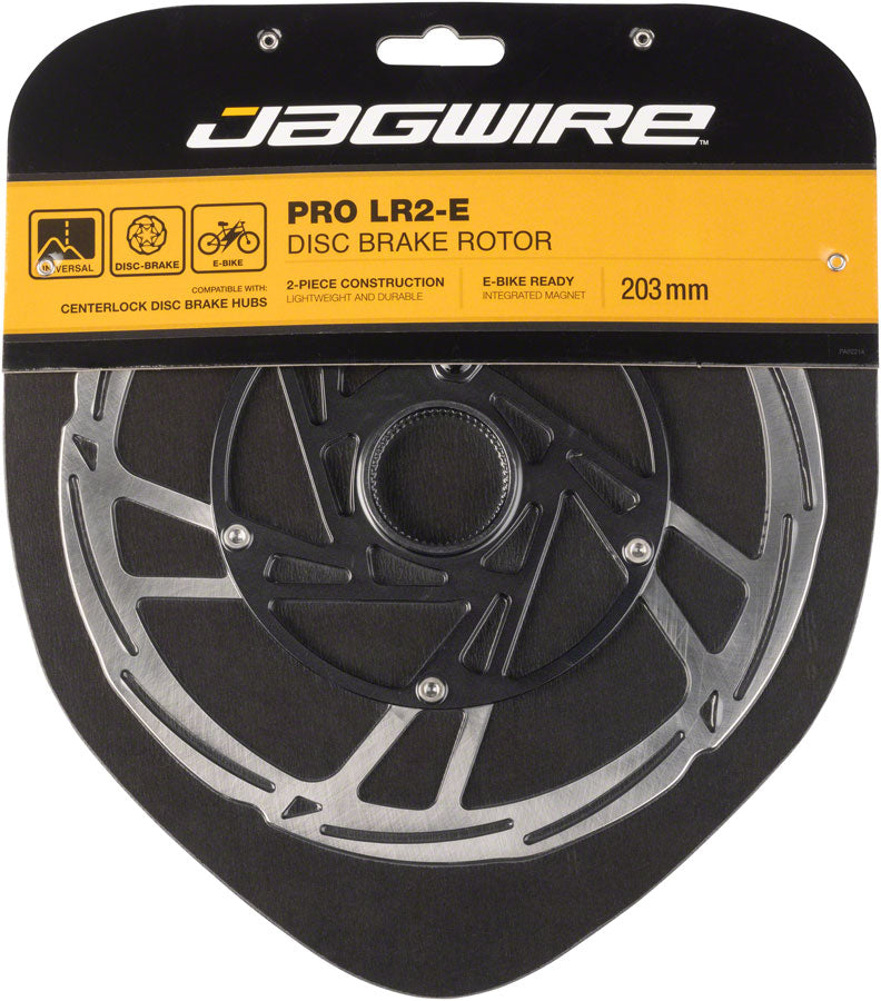 jagwire-pro-lr2-e-ebike-disc-brake-rotor-with-magnet-203mm-center-lock-silver-black