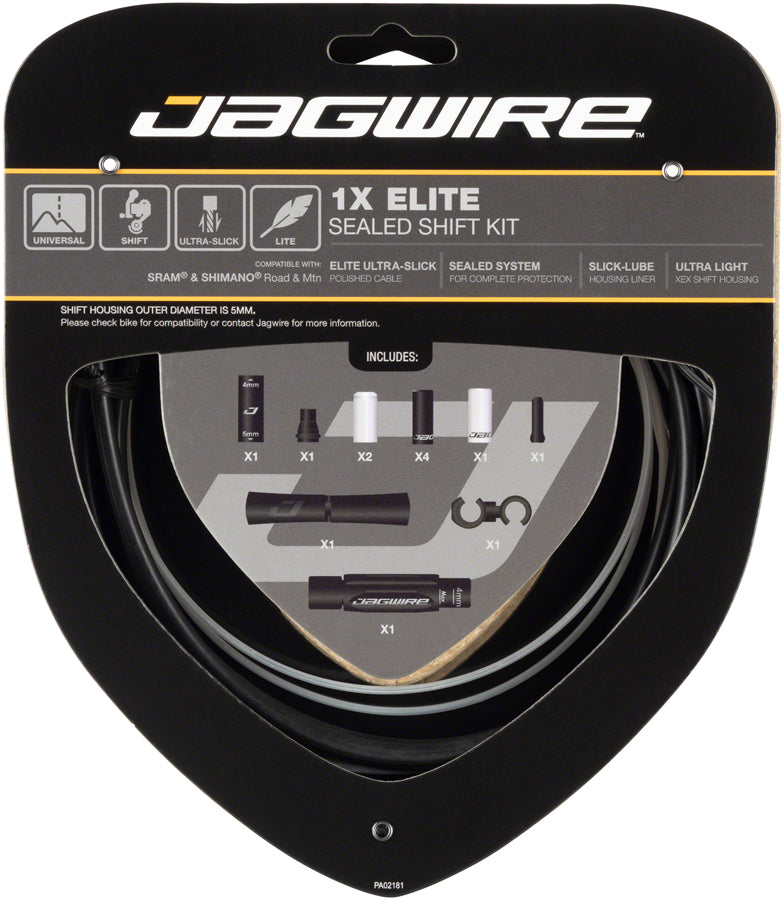 jagwire-1x-elite-sealed-shift-cable-kit-sram-shimano-with-polished-ultra-slick-cable-stealth-black