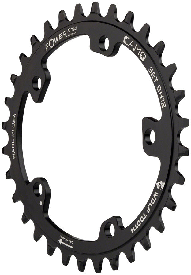 wolf-tooth-camo-32t-alloy-powertrac-elliptical-chainring-for-shimano-12-speed-requires-hyperglide-compatible-chain