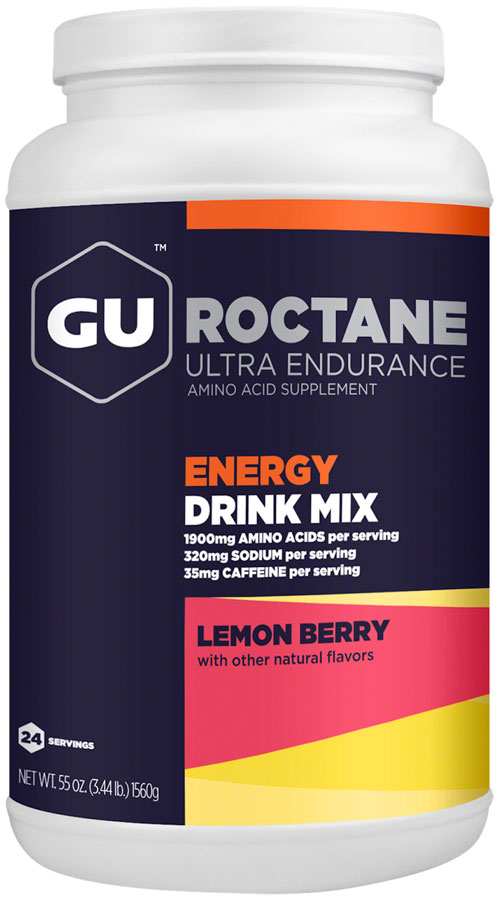 Springe forvisning Modregning GU Roctane Energy Drink Mix - Lemon Berry, 24 Serving Canister Sport |  Worldwide Cyclery