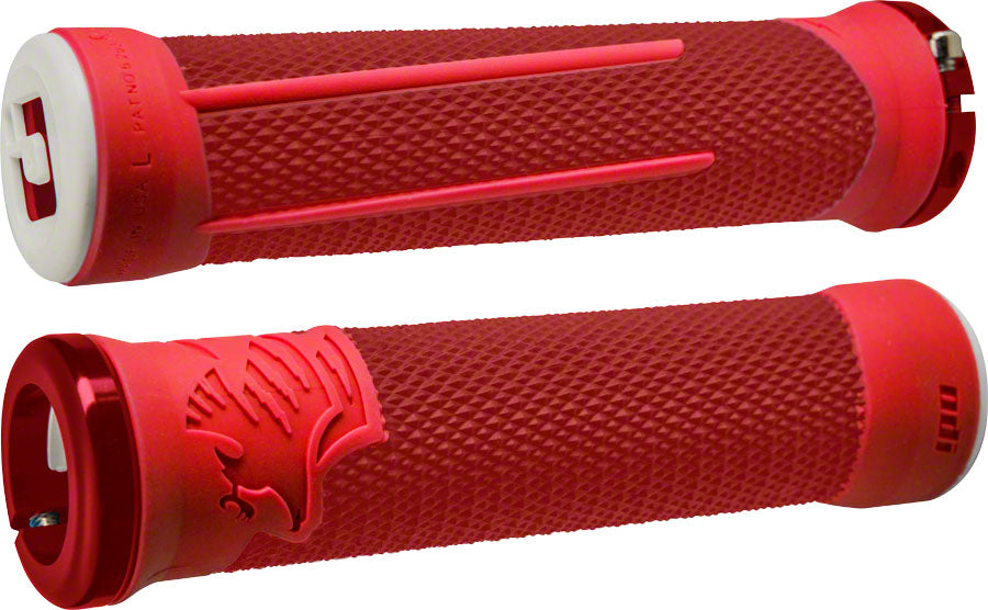 odi-ag2-lock-on-grips-red-fire-with-red-clamps