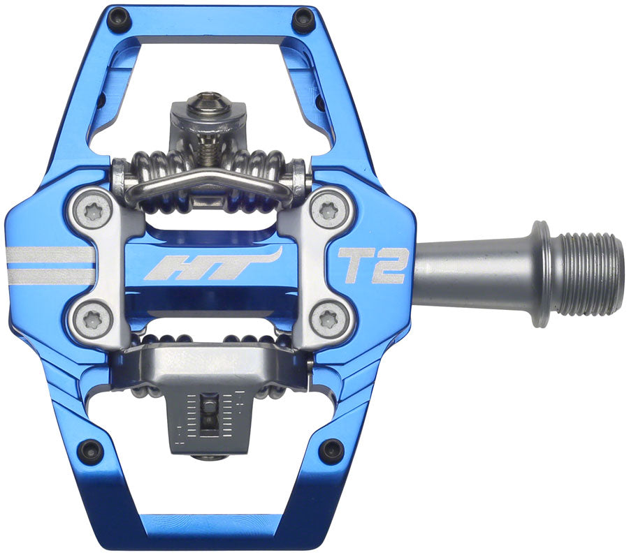 ht-components-t2-pedals-dual-sided-clipless-with-platform-aluminum-9-16-royal-blue