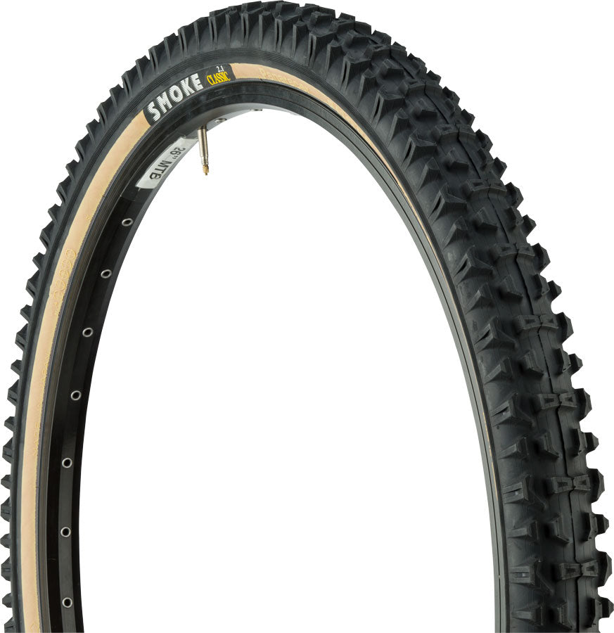 Vervagen plan deelnemen Panaracer Smoke Tire - 26 x 2.1, Clincher, Folding, Black/Tan, 60tpi |  Worldwide Cyclery