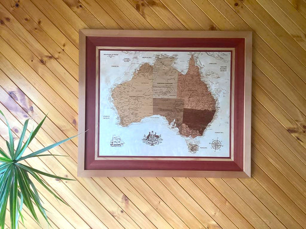 Pretty Big Oz Map with pinstriping